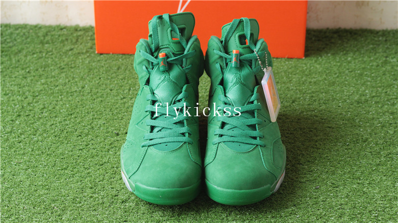 Authentic Air Jordan 6 Gatorade Green